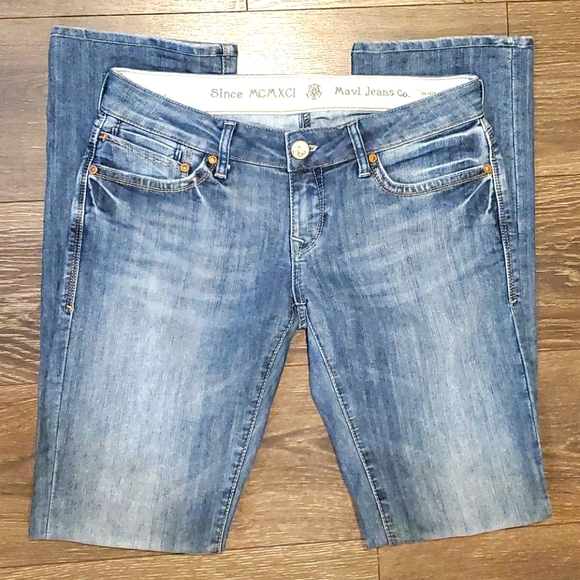 mavi olivia low rise straight leg